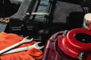closeup wrench against background car engine background auto store auto repair shop 205121 2376