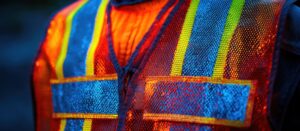 safety vest closeup nighttime work road background construction 282218 153694