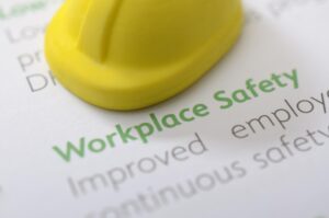 yellow hard hat workplace safety text occupational health concept 750630 11739